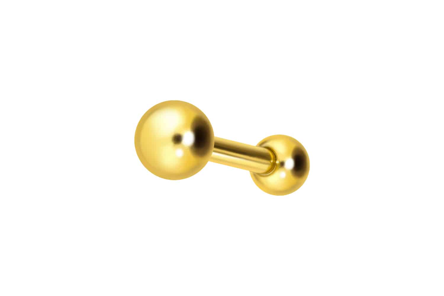 Titan Ohrpiercing mit Innengewinde KUGEL